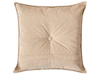 Corner Sofa DOLVA Corduroy Beige 3 Seater Right Hand