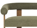 Sofa ILBRO Boucle Green/ Dark Brown 2 Seater