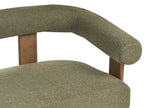 Sofa ILBRO Boucle Green/ Dark Brown 2 Seater