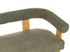 Sofa ILBRO Boucle Green/ Light Brown 2 Seater