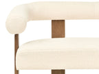 Sofa ILBRO Boucle Off-White/ Dark Brown 2 Seater