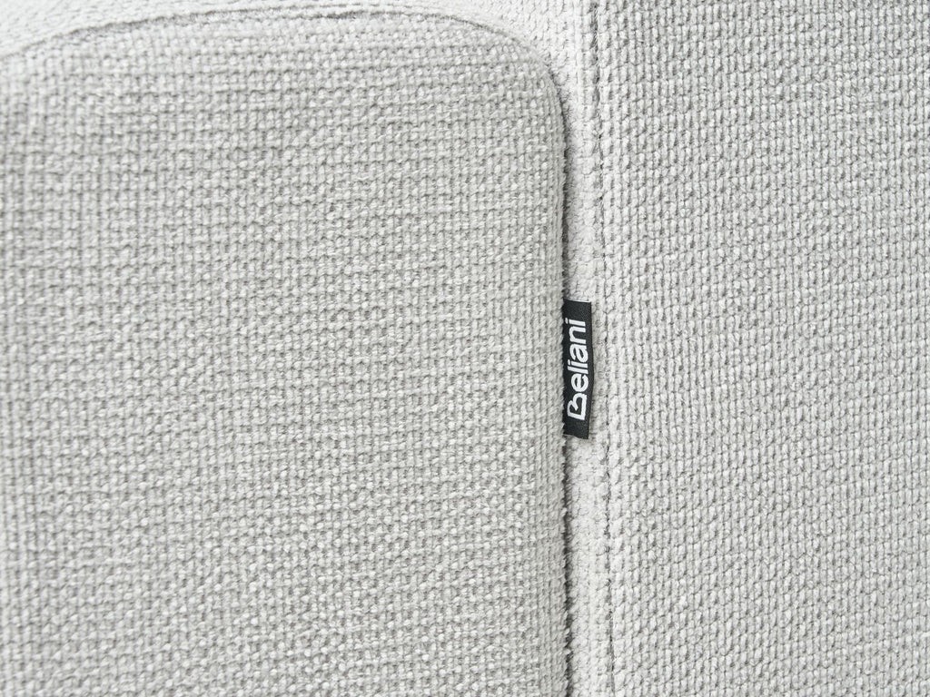 Corner Sofa MALOY Chenille Light Grey 3 Seater Left Hand