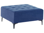 Modular Corner Sofa Bed ABERDEEN Velvet Blue 4 Seater Left Hand