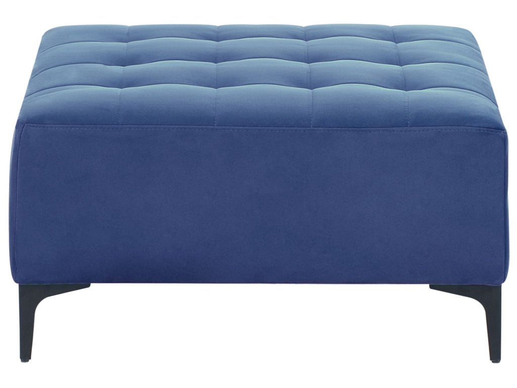 Modular Corner Sofa Bed ABERDEEN Velvet Blue 4 Seater Left Hand
