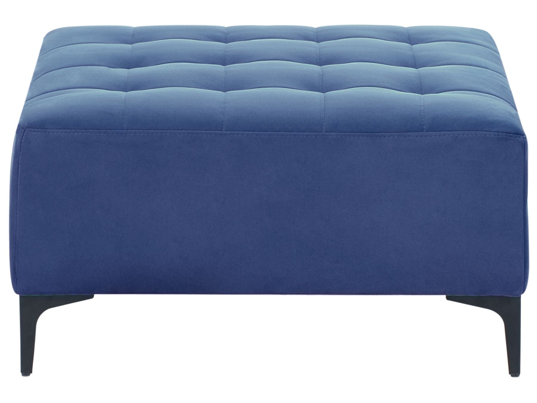 Modular Corner Sofa Bed ABERDEEN Velvet Blue 4 Seater Left Hand