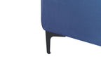 Modular Corner Sofa Bed ABERDEEN Velvet Blue 4 Seater Left Hand