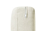 Corner Sofa MALOY Chenille Off-White 3 Seater Left Hand