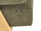 Sofa TAMRE Boucle Green/ Light Brown 2 Seater