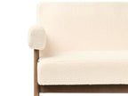 Sofa TAMRE Boucle Off-White/ Dark Brown 2 Seater