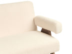 Sofa TAMRE Boucle Off-White/ Dark Brown 2 Seater
