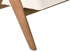 Sofa TAMRE Boucle Off-White/ Dark Brown 2 Seater