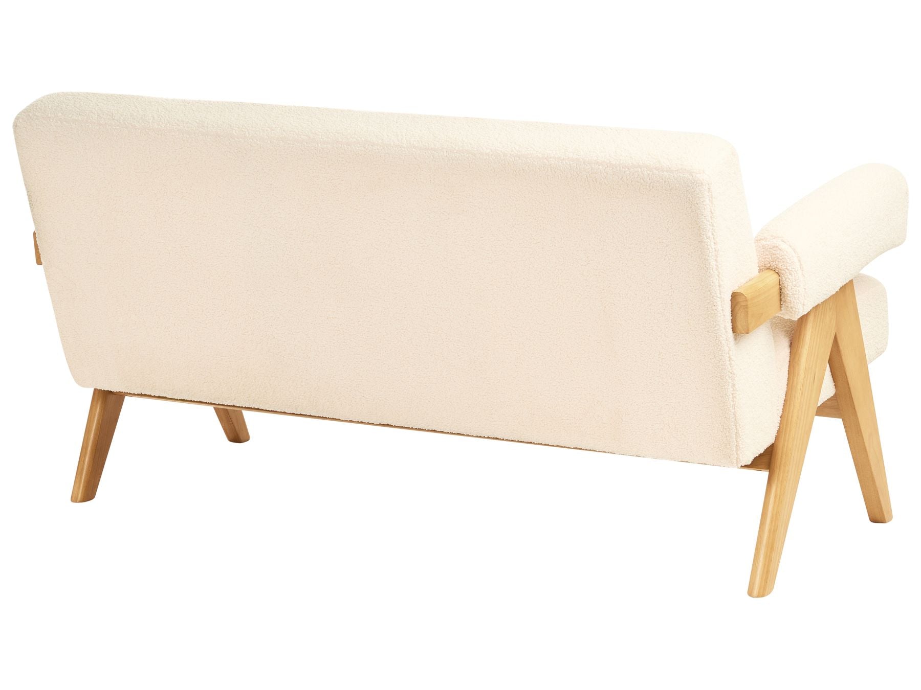 Sofa TAMRE Boucle Off-White/ Light Brown 2 Seater