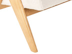 Sofa TAMRE Boucle Off-White/ Light Brown 2 Seater