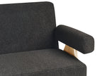 Sofa TAMRE Boucle Black/ Light Brown 2 Seater