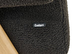 Sofa TAMRE Boucle Black/ Light Brown 2 Seater