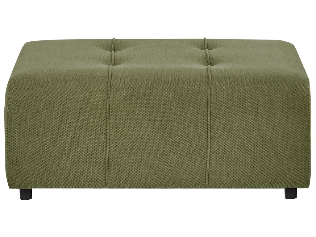 Corner Sofa Bed INNVIK Fabric Green 4 Seater Left Hand