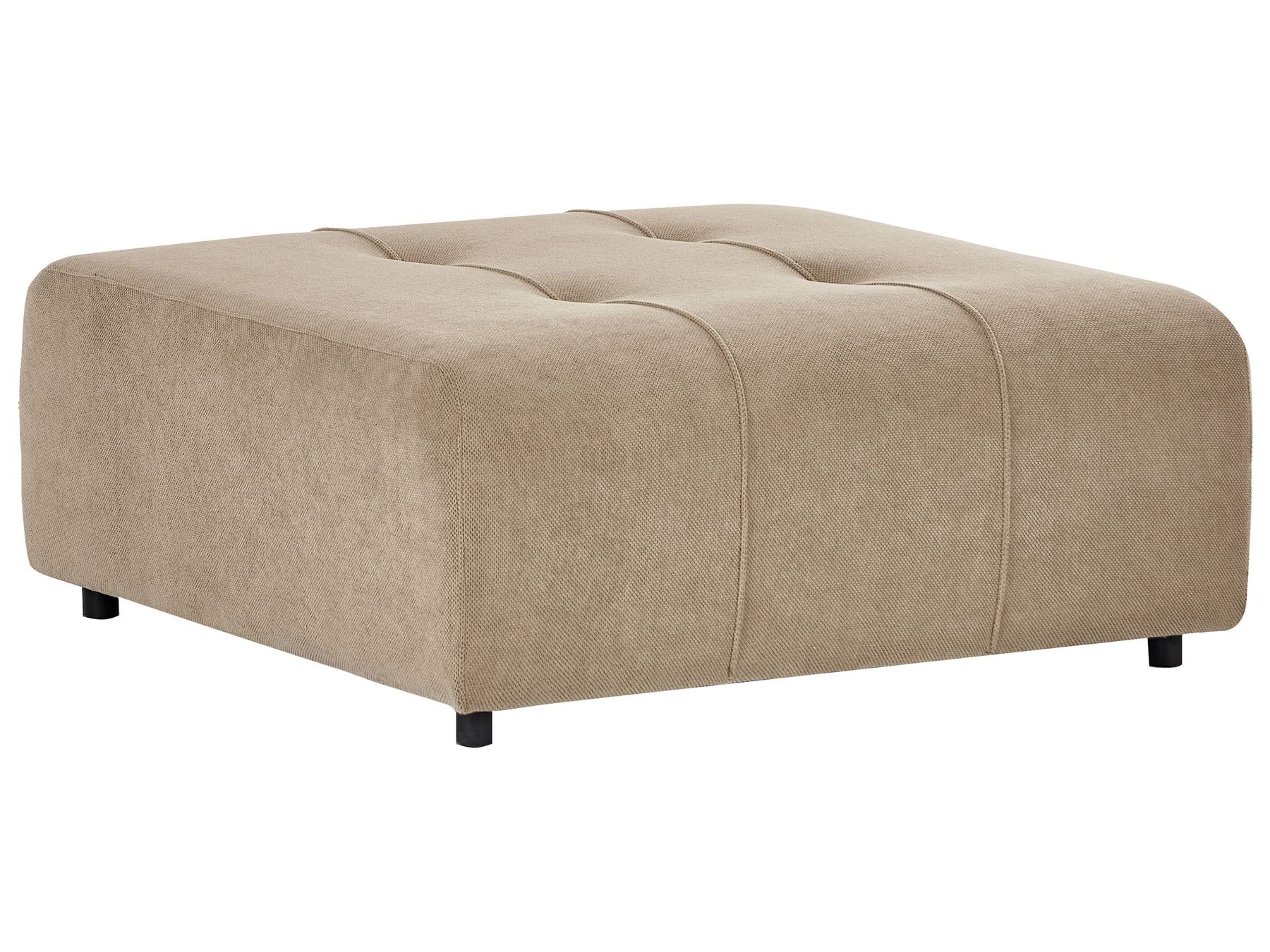 Corner Sofa Bed INNVIK Fabric Brown 4 Seater Right Hand
