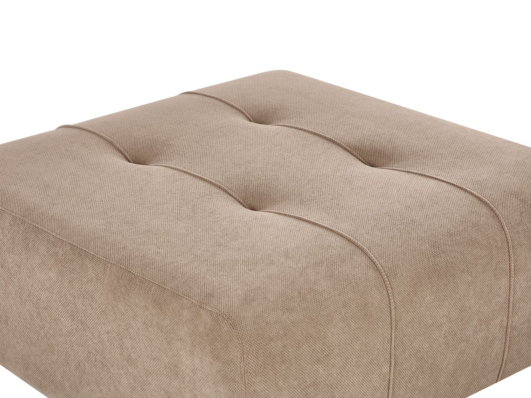 Corner Sofa Bed INNVIK Fabric Brown 4 Seater Right Hand