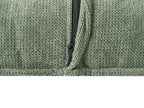 Left Hand Chenille Corner Sofa Dark Green DOLVA
