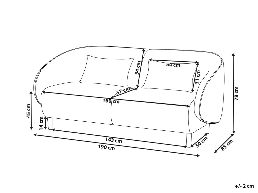 Sofa UMEA Fabric Green