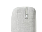 Corner Sofa MALOY Chenille Light Grey 3 Seater Right Hand
