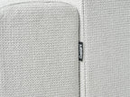 Corner Sofa MALOY Chenille Light Grey 3 Seater Right Hand