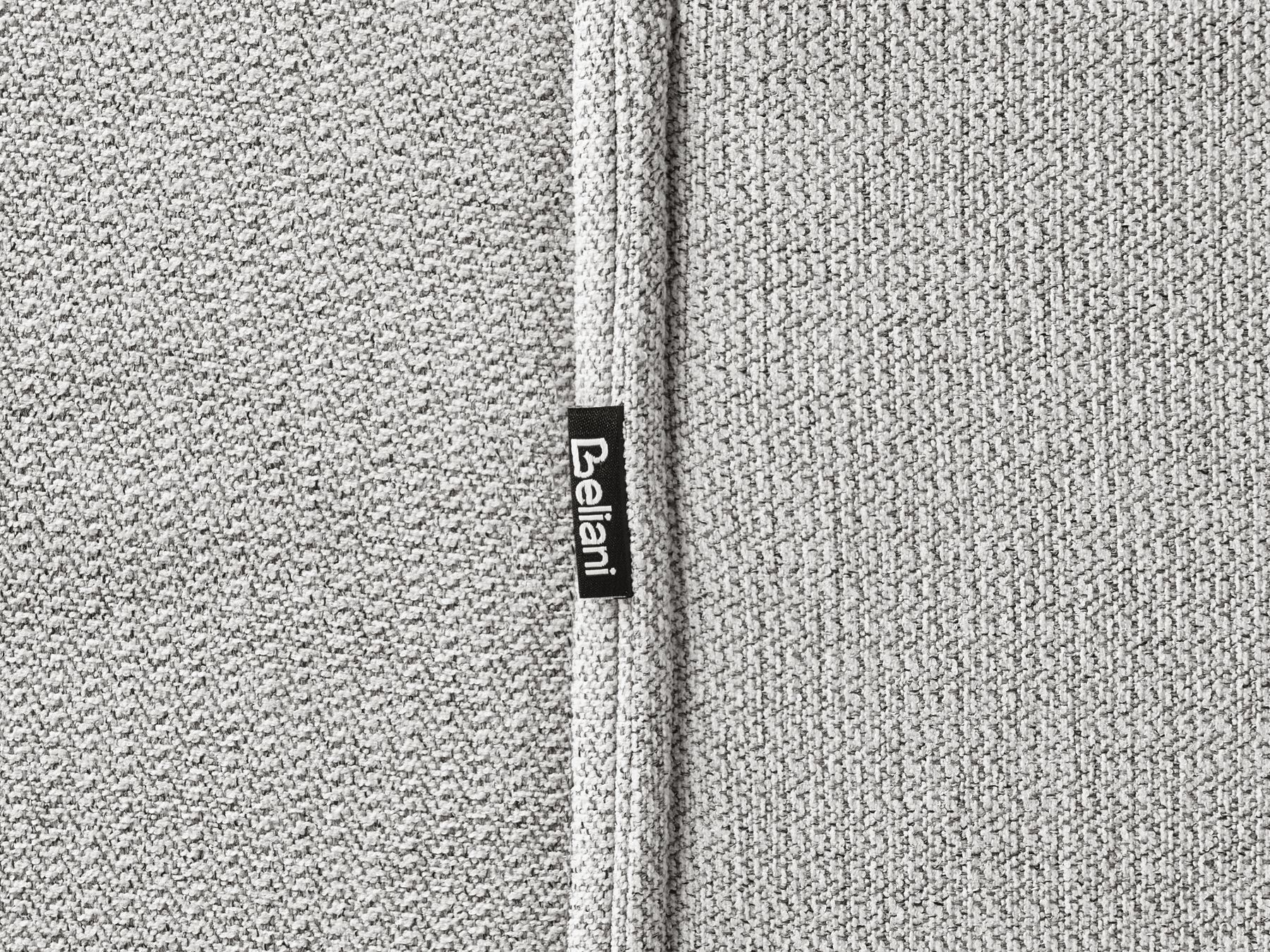 Corner Sofa DOLVA Fabric Light Grey 3 Seater Right Hand