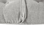 Corner Sofa DOLVA Fabric Light Grey 3 Seater Left Hand