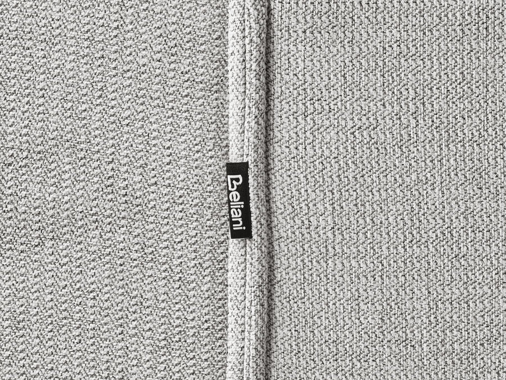 Corner Sofa DOLVA Fabric Light Grey 3 Seater Left Hand