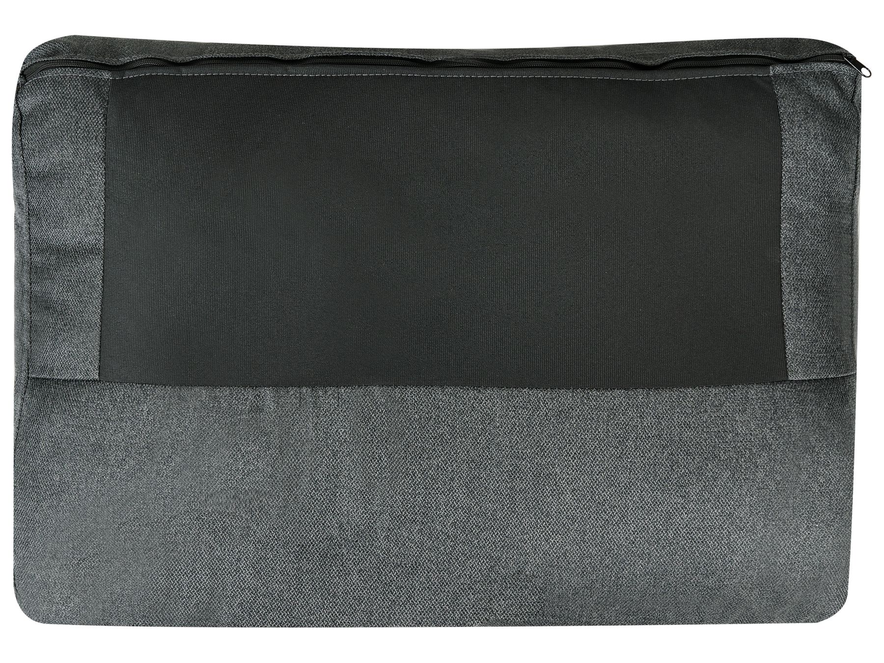 U-Shape Sofa Bed SOMMEN Fabric Dark Grey with Storage 5 Seater
