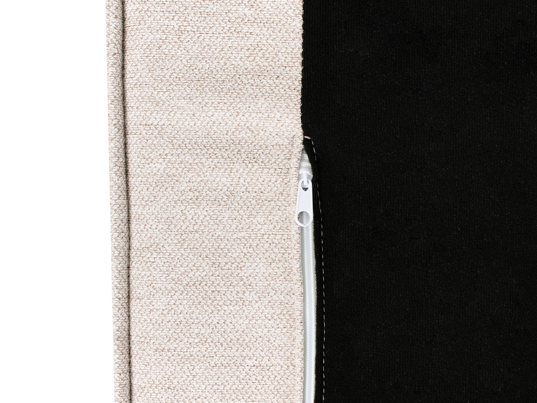 Corner Sofa RENDERS Fabric Light Beige Left Hand
