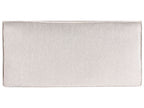 Corner Sofa RENDERS Fabric Light Beige with Ottoman Left Hand