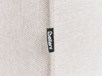 Corner Sofa RENDERS Fabric Light Beige with Ottoman Left Hand