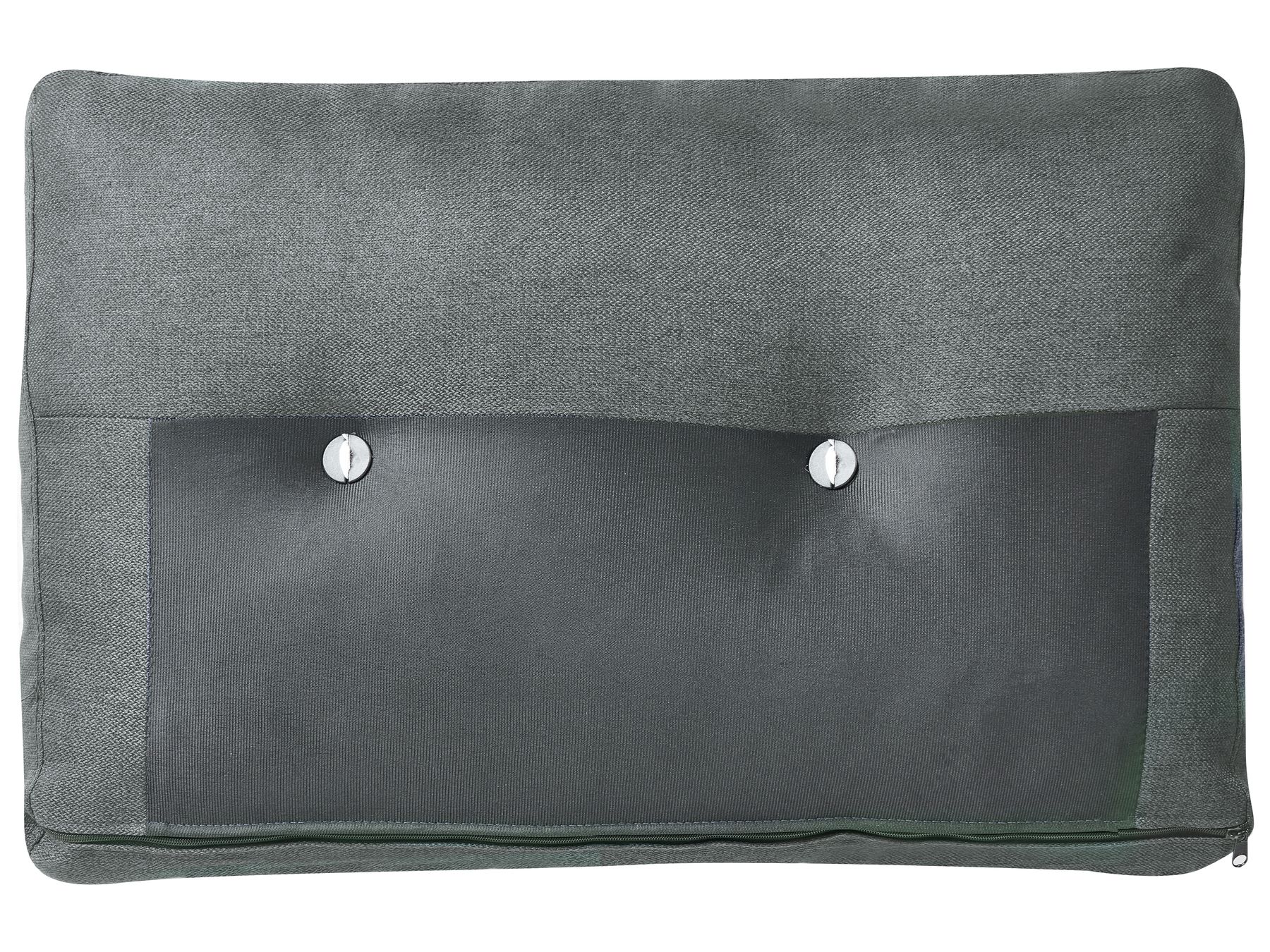 Corner Sofa Bed FLAKK Fabric Dark Grey with Storage 4 Seater Left Hand