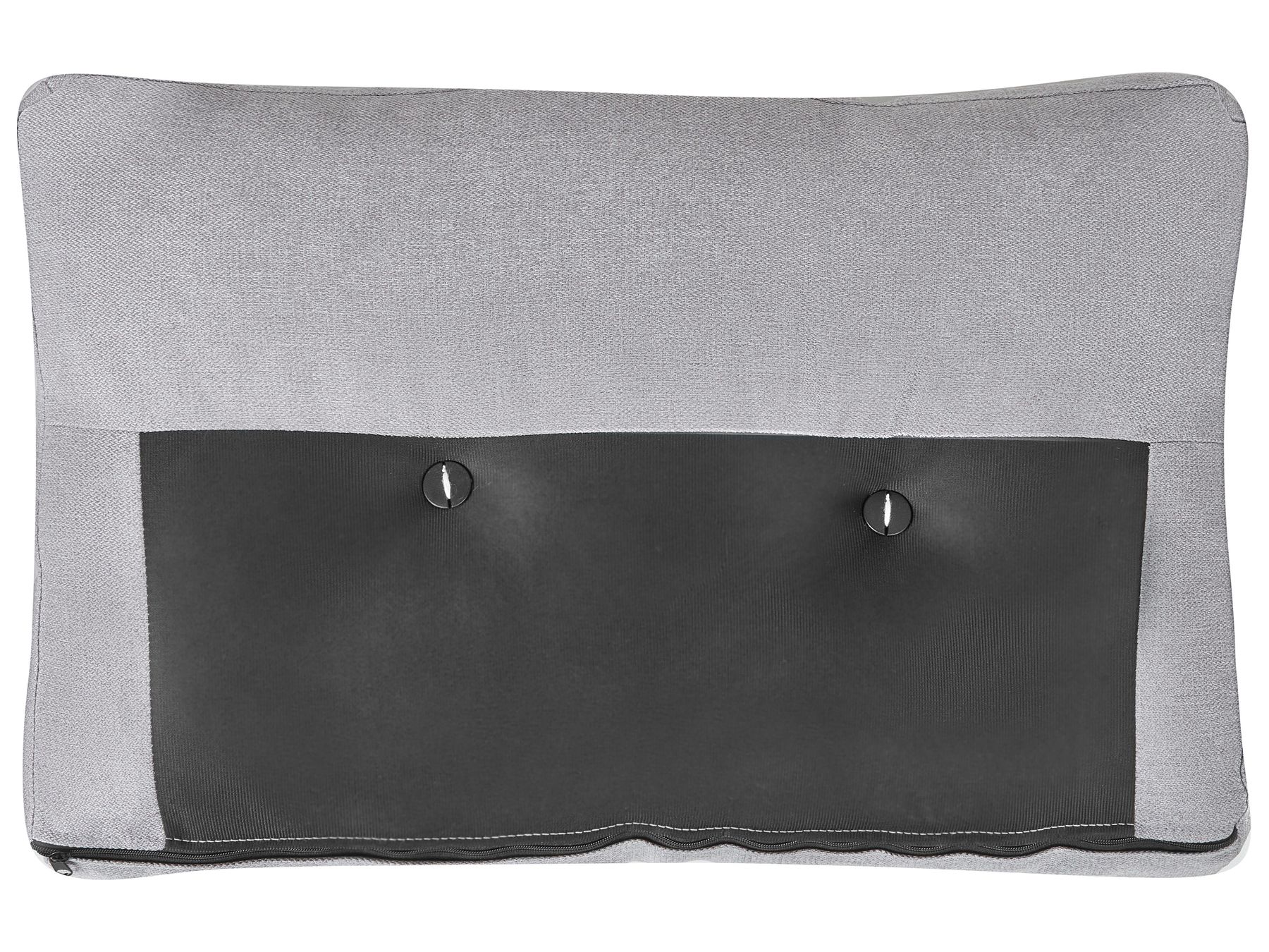 Corner Sofa Bed FLAKK Fabric Light Grey with Storage 4 Seater Right Hand
