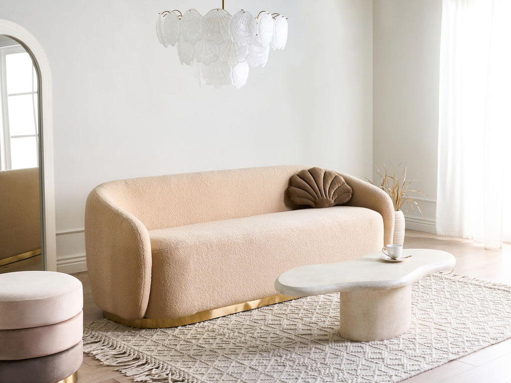 Sofa SIPO Boucle Beige 2 Seater