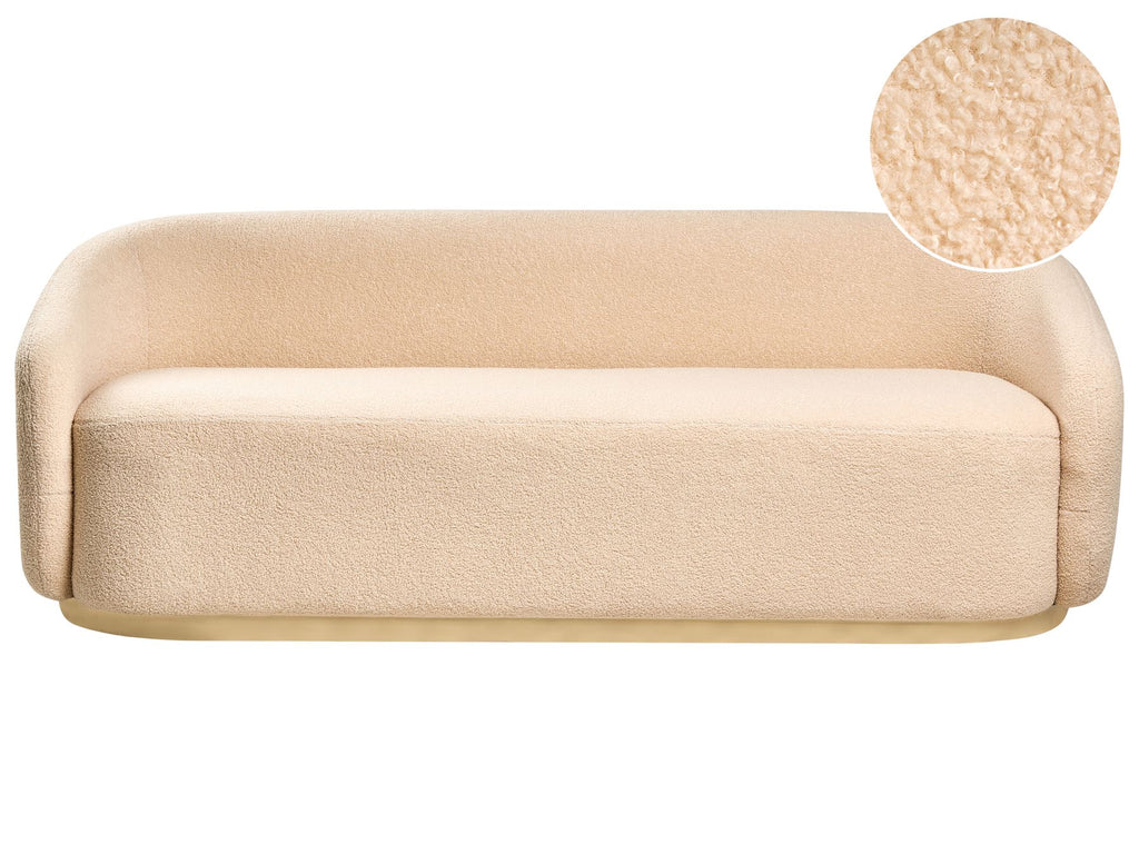 Sofa SIPO Boucle Beige 2 Seater