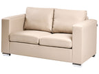 Sofa HELSINKI Leather Beige 2 Seater