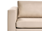 Sofa HELSINKI Leather Beige 2 Seater
