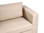 Sofa HELSINKI Leather Beige 2 Seater