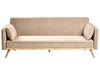 Sofa Bed Fabric Light Brown