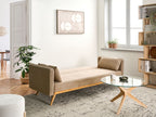 Sofa Bed ASAA Fabric Light Brown