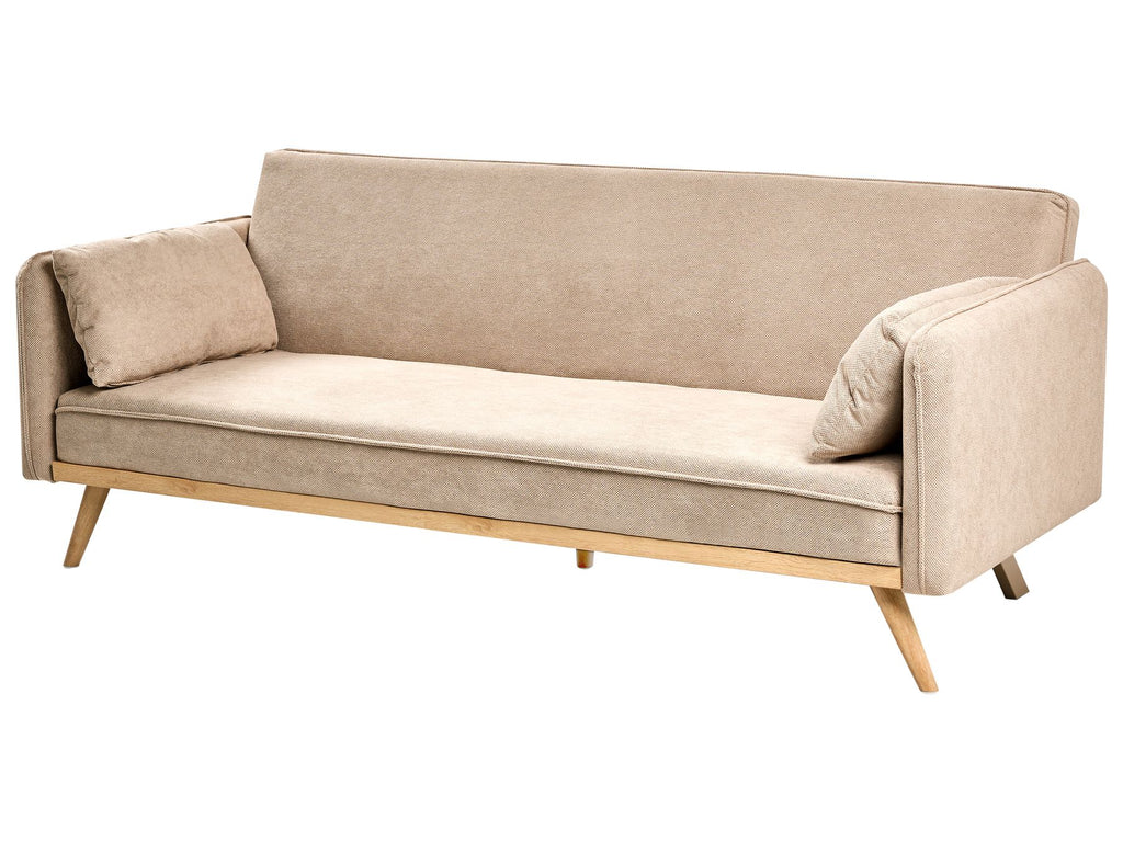 Sofa Bed ASAA Fabric Light Brown