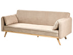Sofa Bed ASAA Fabric Light Brown