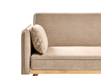 Sofa Bed ASAA Fabric Light Brown