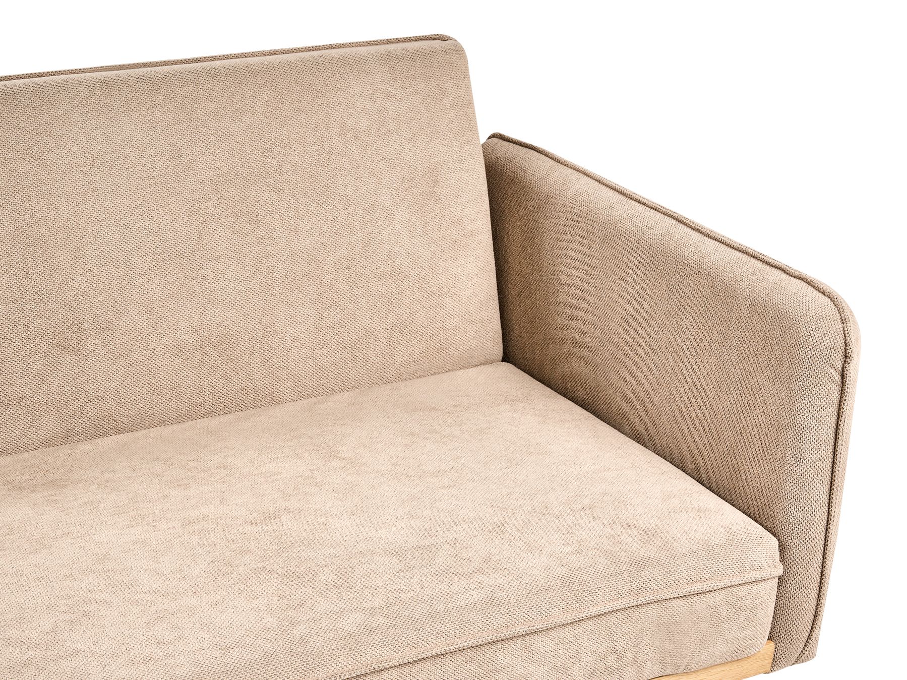 Sofa Bed ASAA Fabric Light Brown