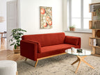 Sofa Bed ASAA Fabric Red