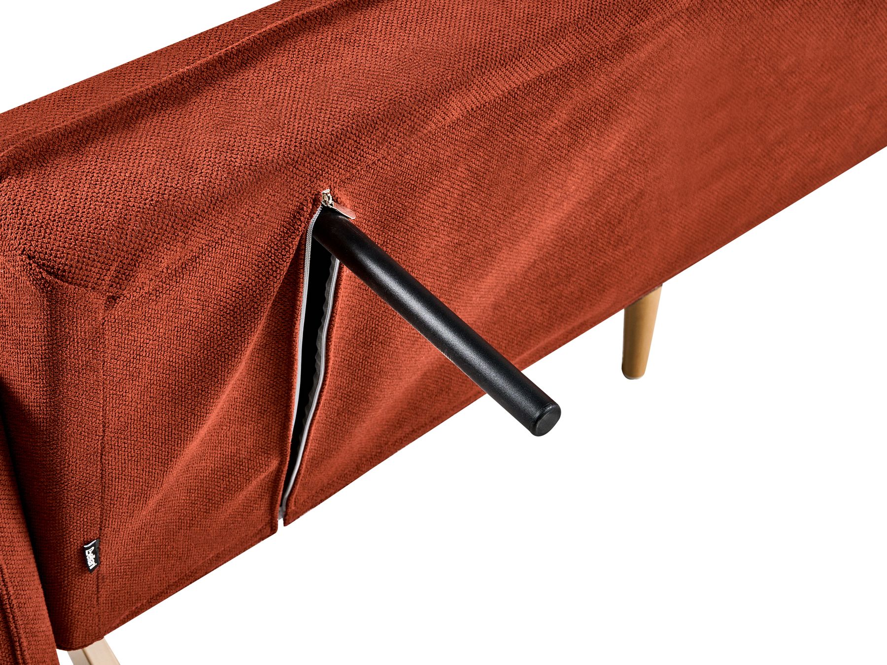 Sofa Bed ASAA Fabric Red