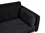 Sofa Bed ASAA Fabric Black