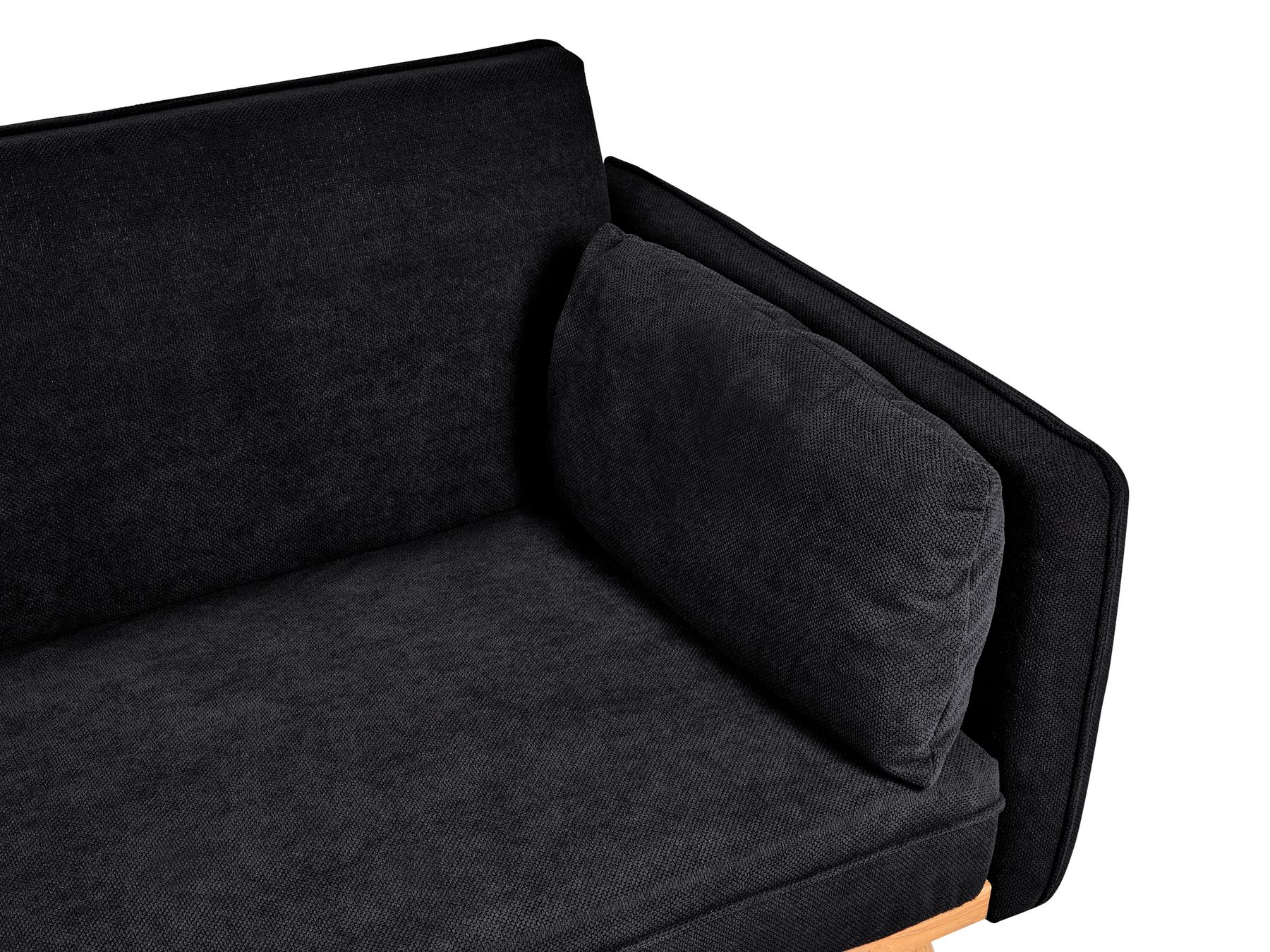 Sofa Bed ASAA Fabric Black